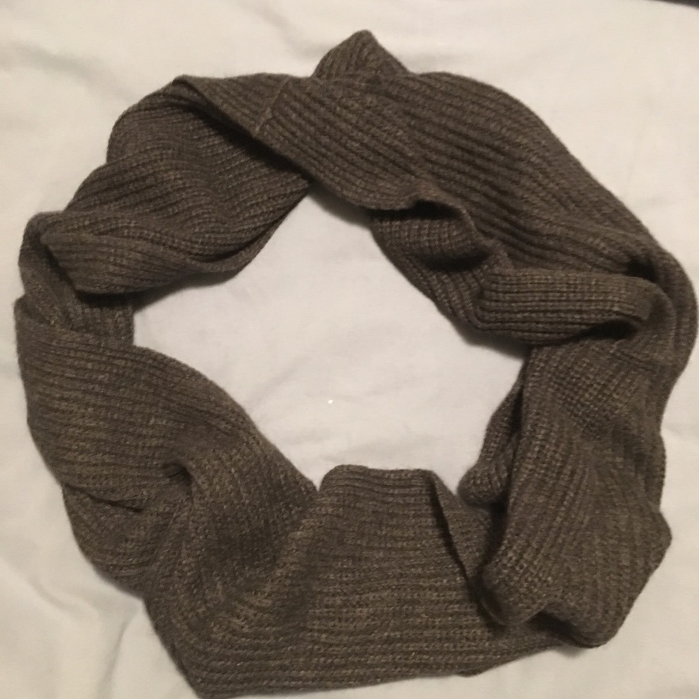 J. Crew Charcoal Grey Wool Infinity Scarf